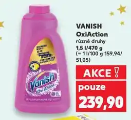 Kaufland Vanish oxi action nabídka