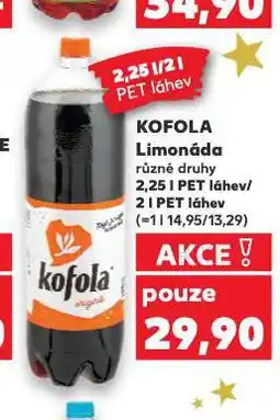 Kaufland Kofola nabídka