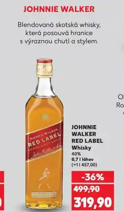 Kaufland Johnnie walker red label nabídka