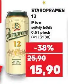 Kaufland Pivo staropramen nabídka