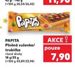Kaufland Papita plněná sušenky nabídka