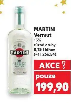 Kaufland Martini vermut nabídka