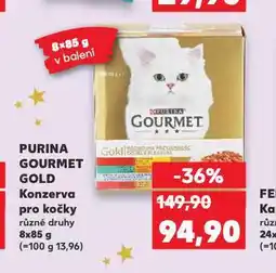 Kaufland Purina gourmet gold konzerva pro kočky nabídka