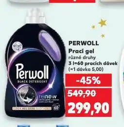 Kaufland Perwoll prací gel nabídka