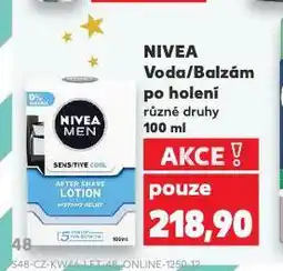 Kaufland Nivea balzám po holení nabídka