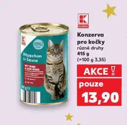 Kaufland Konzerva pro kočky nabídka