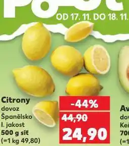 Kaufland Citrony nabídka