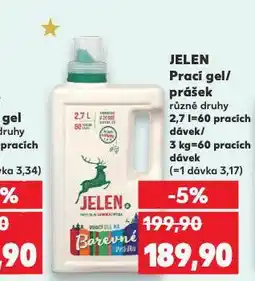 Kaufland Jelen prací prášek nabídka