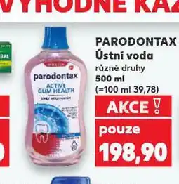 Kaufland Parodontax ústní voda nabídka