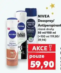 Kaufland Nivea antiperspirant nabídka