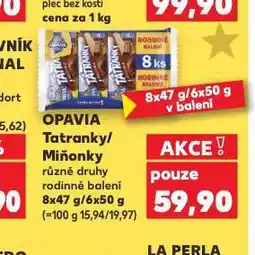 Kaufland Opavia miňonky nabídka
