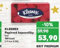 Kaufland Kleenex papírové kapesníky nabídka