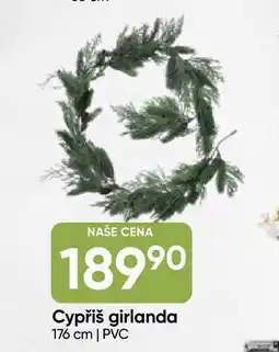 Hruška Cypřiš girlanda 176 cm | PVC nabídka