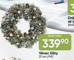 Hruška Věnec šišky 27 cm | PVC nabídka