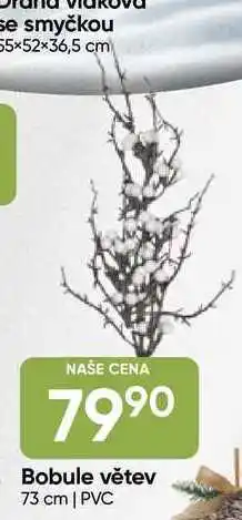 Hruška Bobule větev 73 cm | PVC nabídka