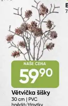 Hruška Větvička šišky 30 cm | PVC nabídka