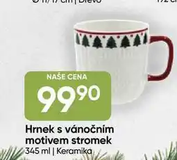 Hruška Hrnek s vánočním motivem stromek 345 ml nabídka