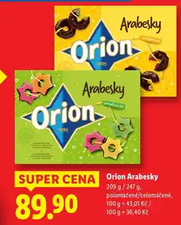 Lidl Orion Arabesky, 209 g/247 g nabídka