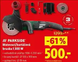 Lidl Matovací/kartáčová bruska 1300 W nabídka