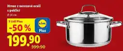 Lidl Hrnec z nerezové oceli s poklicí nabídka