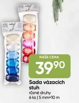 Hruška Sada vázacích stuh různé druhy 6 ks | 5 mm×10 m nabídka