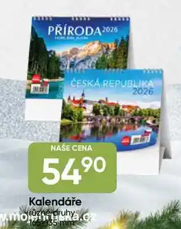 Hruška Kalendáře různé druhy nabídka