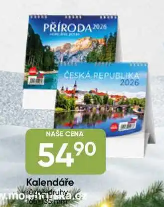 Hruška Kalendáře různé druhy nabídka