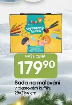 Hruška Sada na malování v plastovém kufříku 28×21×4 cm nabídka