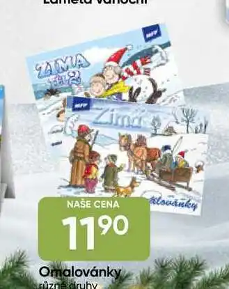 Hruška Omalovánky různé druhy nabídka