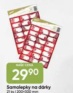 Hruška Samolepky na dárky 21 ks | 200x300 mm nabídka