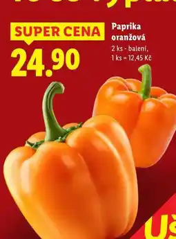 Lidl Paprika oranžová, 2 ks nabídka