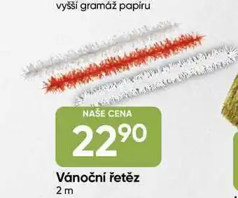 Hruška Vánoční řetěz 2m nabídka