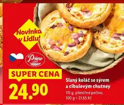 Lidl Slaný koláč se sýrem a cibulovým chutney, 115 g nabídka
