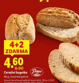 Lidl Cereální bagetka, 80 g nabídka