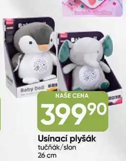Hruška Usínací plyšák tučňák/slon 26 cm nabídka