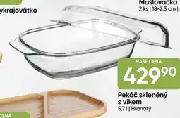 Hruška Pekáč skleněný s víkem 5,7|| Hranatý nabídka