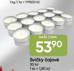 Hruška Svíčky čajové 30 ks nabídka
