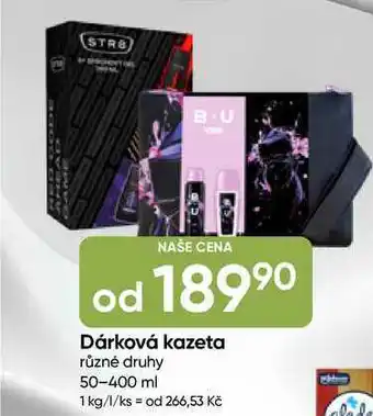 Hruška Dárková kazeta různé druhy 50-400 ml nabídka