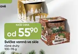 Hruška Svíčka vonná ve skle různé druhy 100-115 g nabídka