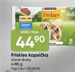 Hruška Friskies kapsička různé druhy 4×85 g nabídka