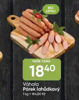 Hruška Párek lahůdkový 100g nabídka