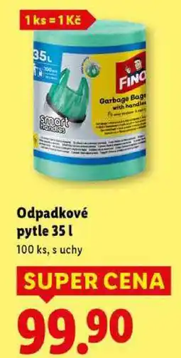 Lidl Odpadkové pytle 35 l, 100 ks nabídka
