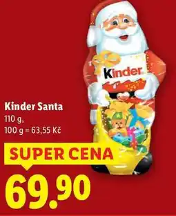 Lidl Kinder Santa, 110 g nabídka