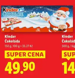 Lidl Kinder Čokoláda, 150 g nabídka