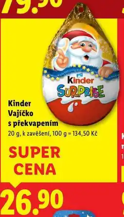 Lidl Kinder Vajíčko s překvapením, 20 g nabídka