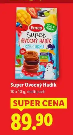 Lidl Super Ovocný Hadík, 10x 10 g nabídka