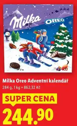 Lidl Milka Oreo Adventní kalendář, 284 g nabídka