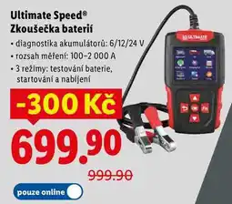Lidl Ultimate Speed Zkoušečka baterií nabídka