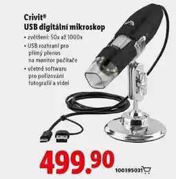 Lidl Crivit USB digitální mikroskop nabídka