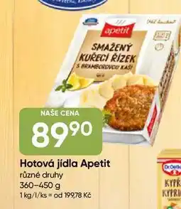 Hruška Hotová jídla Apetit různé druhy 360-450 g nabídka